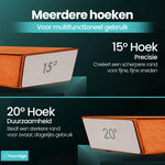Ironridge® Messenslijper Set Deluxe – Professioneel – Met Meerdere Slijpstanden – Voor Keuken-, Koks- & Zakmessen – Voor Scherpe, Veilige & Nauwkeurige Snijresultaten – Duurzaam & Gebruiksvriendelijk Keukengerei