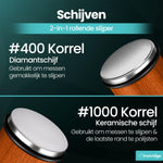 Ironridge® Messenslijper Set Deluxe – Professioneel – Met Meerdere Slijpstanden – Voor Keuken-, Koks- & Zakmessen – Voor Scherpe, Veilige & Nauwkeurige Snijresultaten – Duurzaam & Gebruiksvriendelijk Keukengerei