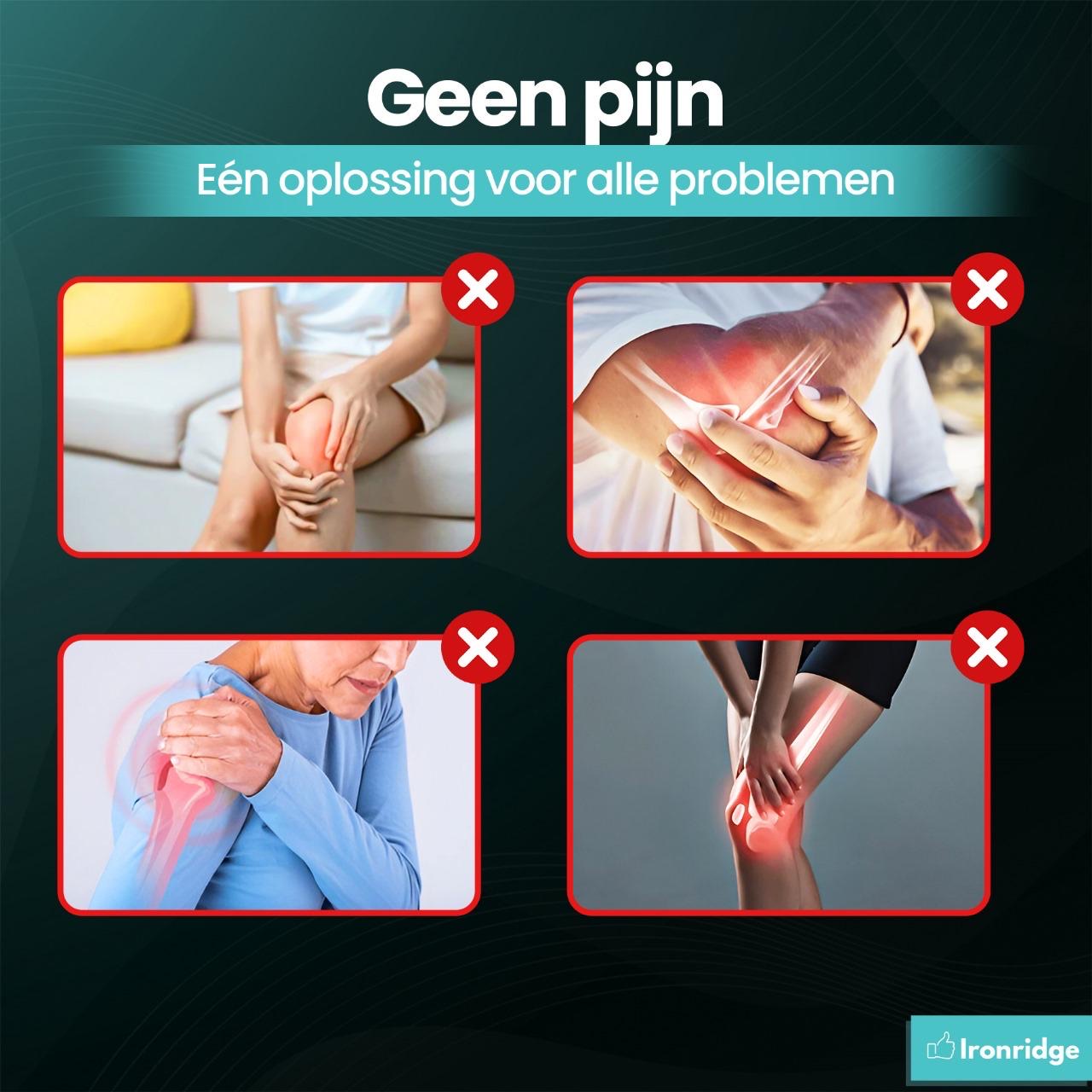 Ironridge® Kniemassage Apparaat Deluxe – Verwarmend – Met Meerdere Massagestanden – Verstelbaar Design – Voor Ontspanning & Comfort van de Knieën – Ideaal voor Thuis & Dagelijks Gebruik – Gebruiksvriendelijk & Comfortabel Ontwerp