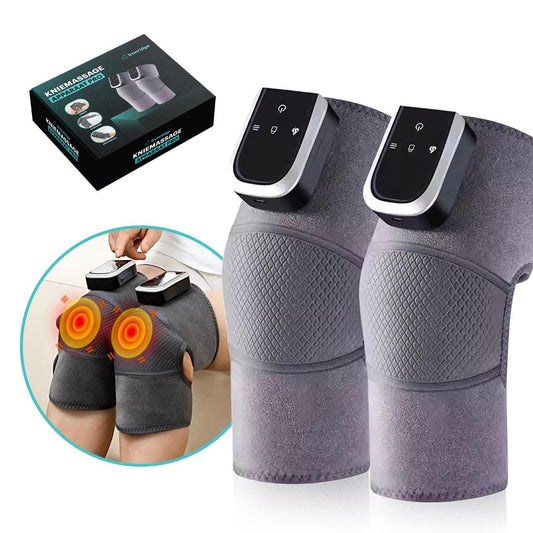 Ironridge® Kniemassage Apparaat Deluxe – Verwarmend – Met Meerdere Massagestanden – Verstelbaar Design – Voor Ontspanning & Comfort van de Knieën – Ideaal voor Thuis & Dagelijks Gebruik – Gebruiksvriendelijk & Comfortabel Ontwerp