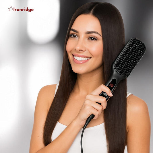 Ironridge® Professionele Haarborstel Premium – Ergonomisch – Antiklit – Voor Nat & Droog Haar – Geschikt voor Alle Haartypes – Voor Glad, Glanzend & Verzorgd Haar – Comfortabel & Duurzaam Design