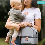 Ironridge® Kolftas Deluxe – Ruim & Geïsoleerd – Met Meerdere Opbergvakken – Voor Flesjes, Kolf & Accessoires – Ideaal voor Onderweg & Dagelijks Gebruik – Voor Georganiseerd, Veilig & Discreet Meenemen – Duurzaam & Gebruiksvriendelijk Design