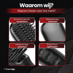Ironridge® Professionele Haarborstel Premium – Ergonomisch – Antiklit – Voor Nat & Droog Haar – Geschikt voor Alle Haartypes – Voor Glad, Glanzend & Verzorgd Haar – Comfortabel & Duurzaam Design