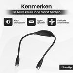 Ironridge® Neklamp Premium – Oplaadbaar – Met 3 Lichtstanden – Flexibele Armen – Handsfree Verlichting – Voor Lezen, Handwerken & Kamperen – Comfortabel & Gebruiksvriendelijk Design