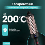 Ironridge® Thermal Brush Deluxe – Verwarmend – Met Meerdere Warmtestanden – Voor Styling & Volume – Geschikt voor Verschillende Haartypes – Voor Glad, Vol & Glanzend Haar – Gebruiksvriendelijk & Comfortabel Design**