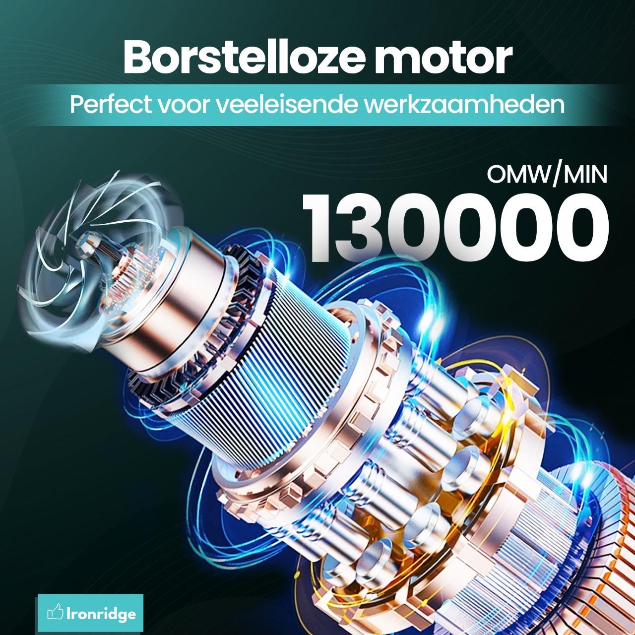 Ironridge® Turbofan Deluxe – Krachtige Luchtstroom – Oplaadbaar – Met Meerdere Snelheden – Compact & Draagbaar – Voor Verkoeling Thuis, Op Kantoor & Onderweg – Stil & Gebruiksvriendelijk Design