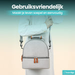 Ironridge® Kolftas Deluxe – Ruim & Geïsoleerd – Met Meerdere Opbergvakken – Voor Flesjes, Kolf & Accessoires – Ideaal voor Onderweg & Dagelijks Gebruik – Voor Georganiseerd, Veilig & Discreet Meenemen – Duurzaam & Gebruiksvriendelijk Design