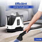 Ironridge® Tapijt- en Bekledingreiniger Premium – Krachtige Reiniging – Met Meerdere Opzetstukken – Voor Vlekken & Diepe Reiniging – Geschikt voor Banken, Tapijten & Autostoelen – Voor een Fris & Schoon Resultaat – Compact & Gebruiksvriendelijk Design