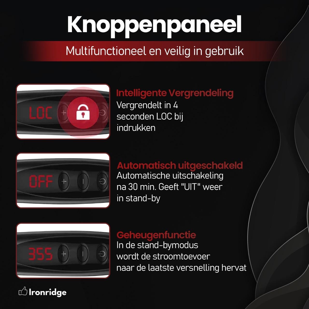 Ironridge® Professionele Haarborstel Premium – Ergonomisch – Antiklit – Voor Nat & Droog Haar – Geschikt voor Alle Haartypes – Voor Glad, Glanzend & Verzorgd Haar – Comfortabel & Duurzaam Design