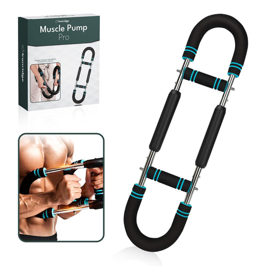 Ironridge® Muscle Pump - Multifunctionele Fitness Trainer - Fitness Accessoires - Fitness Apparaten Krachttraining - Fitness voor Boven- en onderlichaam - Borst en Armen - Rug en Schouders - Benen - Buikspieren - Chest Trainer - Buigveer