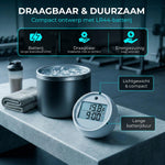 Ironridge Thermostaat Pro – Digitale Thermometer met Tijdweergave, Celsius/Fahrenheit en Waterbestendig Design