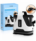 Ironridge® Tapijt- en Bekledingreiniger Premium – Krachtige Reiniging – Met Meerdere Opzetstukken – Voor Vlekken & Diepe Reiniging – Geschikt voor Banken, Tapijten & Autostoelen – Voor een Fris & Schoon Resultaat – Compact & Gebruiksvriendelijk Design